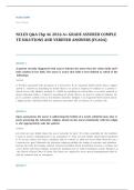 Davis QA NCLEX RN review EXAM A&plus; GRADE ASSURED COMPLETE SOLUTIONS AND VERIFIED ANSWERS LATEST UPDATE&excl;&excl;&excl;&excl;