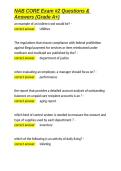 NAB CORE Exam -2 Questions & Answers &lpar;Grade A&plus;&rpar;&period;docx&NewLine;&NewLine;