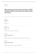 HESI PN comprehensive EXAM A&plus; GRADE ASSURED COMPLETE SOLUTIONS AND VERIFIED ANSWERS LATEST UPDATE&excl;&excl;&excl;&excl;