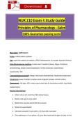 NUR 210 Exam 4 Study Guide Principles of Pharmacology &lpar;2026 &sol; 2027&rpar; Questions and Verified Answers&comma; 100&percnt; Guaranteed Pass &vert;&vert;Complete A&plus; Guide