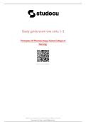 Study Guide Exam One&comma; Units 1-3 Principles Of Pharmacology &lpar;2026 &sol; 2027&rpar; Questions and Verified Answers&comma; 100&percnt; Guaranteed Pass &vert;&vert;Complete A&plus; Guide
