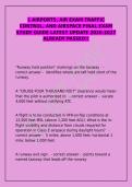 Airports&comma; Air Traffic Control & Airspace Final Exam 2026-2027 &ndash; Study Guide &lpar;Already Passed&rpar;&NewLine;&NewLine;
