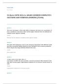 Davis QA NCLEX RN review EXAM A&plus; GRADE ASSURED COMPLETE SOLUTIONS AND VERIFIED ANSWERS LATEST UPDATE&excl;&excl;&excl;&excl;
