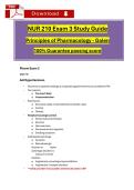 NUR 210 Exam 3 Study Guide&comma; Principles of Pharmacology &lpar;2026 &sol; 2027&rpar; Questions and Verified Answers&comma; 100&percnt; Guaranteed Pass &vert;&vert;Complete A&plus; Guide