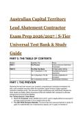 2026&sol;2027 ACT Lead Abatement Contractor Exam Prep &vert; S-Tier  Elite Test Bank