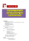 NUR 210 Exam 2 Study Guide&comma; Principles of Pharmacology &lpar;2026 &sol; 2027&rpar; Questions and Verified Answers&comma; 100&percnt; Guaranteed Pass &vert;&vert;Complete A&plus; Guide
