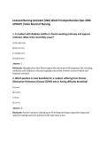 LNA &vert;Licensed Nursing Assistant  Exam Bundle PACK 2026&sol;2027 UPDATE &vert;Q&A with Complete Rationales &vert;SBON 