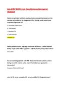 AG-ACNP DRT Exam Questions and Answers&vert;&NewLine;Updated