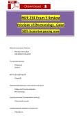 NUR 210 Exam 3 Review&comma; Principles of Pharmacology &lpar;2026 &sol; 2027&rpar; Questions and Verified Answers&comma; 100&percnt; Guaranteed Pass &vert;&vert;Complete A&plus; Guide
