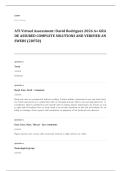 Shadow Health EXAM A&plus; GRADE ASSURED COMPLETE SOLUTIONS AND VERIFIED ANSWERS LATEST UPDATE&excl;&excl;&excl;&excl;