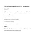 LNA &vert; Licensed Nursing Assistant &vert; Week 8 Quiz - State Board Prep&NewLine;2026 UPDATE