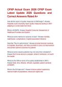SoCRA Certification Exam 2026 SOCRA &NewLine;Certification Actual Exam 2026 Questions &NewLine;and Correct Answers Rated A&plus;v
