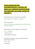 DAVIS ADVANTAGE FOR&NewLine;PATHOPHYSIOLOGY 2 EDITION TEST&NewLine;BANK 2026 COMPLETE QUESTION BANK&NewLine;WITH RELIABLE SOLUTIONS SUCCESS KIT&NewLine;GRADED A&plus;