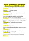 Revenue Cycle Management Questions With &NewLine;Absolute Answers 20252026 A&plus; Grade&period;