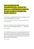 DAVIS ADVANTAGE FOR&NewLine;PATHOPHYSIOLOGY 2 EDITION TEST&NewLine;BANK 2026 COMPREHENSIVE QUESTION&NewLine;SET WITH ACCURATE ANSWERS FULL&NewLine;REVIEW GRADED A&plus;