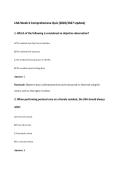 LNA Week 6 Comprehensive Quiz &lpar;2026&sol;2027 Update&rpar;