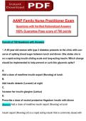 AANP Family Nurse Practitioner Certification Exams & Exam Review &lpar;2026 &sol; 2027&rpar; Questions and Verified Answers&comma; 100&percnt; Guaranteed Pass &vert;&vert;Complete A&plus; Guide