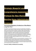 NEW MEXICO NURSING HOME ADMINISTRATOR &lpar;NHA&rpar; State Exam Prep 2026&sol;2027&vert; S-Tier 60-Q Jurisprudence Test Bank & Blueprint &vert; New Title 8 NMAC &sol; Health Care Authority &lpar;HCA&rpar; Compliance