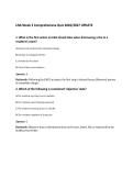 LNA Week 2 Comprehensive Quiz 2026&sol;2027 UPDATE