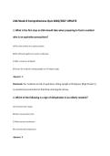LNA Week 8 Comprehensive Quiz 2026&sol;2027 UPDATE