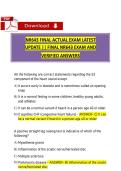 NR643 Advanced Nursing Practice Test Bank &vert; FNP Exam Questions & Answers&NewLine;&NewLine;