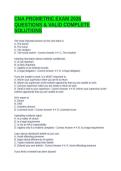 CNA PROMETRIC EXAM 2026 QUESTIONS & VALID COMPLETE SOLUTIONS
