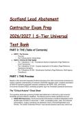 Scotland Lead Abatement Contractor Exam Prep 2026&sol;2027 &vert; S-Tier Official SEPA & CLAW 60-Question Test Bank