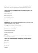LNA Week 4 Quiz&colon; Nursing Assistant Program 2026&sol;2027 UPDATE