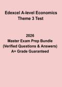 Edexcel A-Level Economics Theme 3 Test 2026 &ndash; Complete Revision Guide & Practice Questions