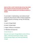 NUR 514 TOPIC 4 LATEST UPDATED 2026 ACTUAL FINAL EXAM WITH COMPLETE DETAILED DISCUSSION QUESTIONS AND CORRECT VERIFIED ANSWERS WITH RATIONALES ALREADY A&plus; GRADED