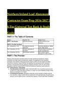 Northern Ireland Lead Abatement Contractor Exam Prep 2026&sol;2027 &vert; S-Tier Universal Test Bank