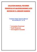 Brief Principles of Macroeconomics &lpar;10th Edition&rpar; &ndash; N&period; Gregory Mankiw &ndash; Solution Manual &lpar;Complete Chapters 1&ndash;19&rpar;