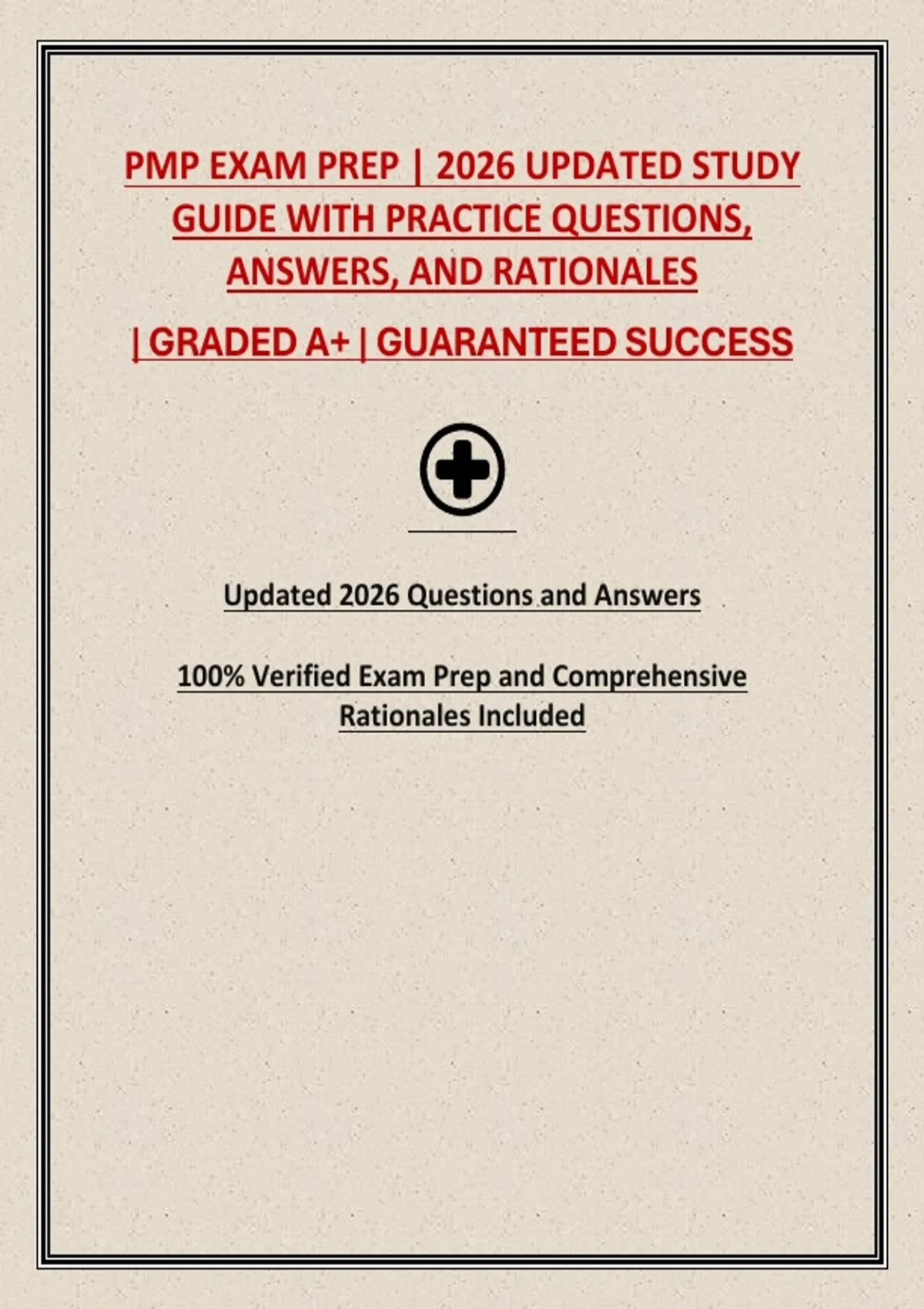 PMP EXAM PREP | 2026 UPDATED STUDY GUIDE WITH PRACTICE QUESTIONS ...