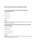 STNA Comprehensive Practice Exam 2026&sol;2027 UPDATE