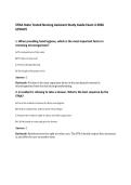 STNA State Tested Nursing Assistant Study Guide Exam 4 2026&NewLine;UPDATE