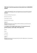 STNA State Tested Nursing Assistant Study Guide Exam 3 &lpar;2026&sol;2027&rpar;&NewLine;UPDATE