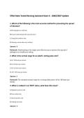 STNA State Tested Nursing Assistant Exam 3 - 2026&sol;2027 Update
