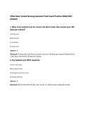 STNA State Tested Nursing Assistant Exam Bundle PACK 2026&sol;2027 UPDATE &vert;Ohio 