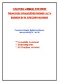SOLUTION MANUAL FOR BRIEF PRINCIPLES OF MACROECONOMICS 10TH EDITION BY N&period; GREGORY MANKIW