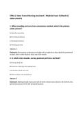 STNA &vert; State Tested Nursing Assistant &vert; Module Exam 2 &lpar;Week 6&rpar;&NewLine;2026 UPDATE