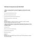 STNA Week 10 Comprehensive Quiz 2026 UPDATE