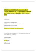 WGU D467 &sol; D 467 Objective Assessment Exam&NewLine;&lpar;Latest Update 2026&sol;2027&rpar; Exploring Data &vert; Questions&NewLine;and Verified Answers &vert; Graded A&plus; &vert; 100&percnt; Correct -&NewLine;WGU&NewLine;