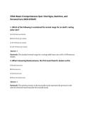 STNA Week 3 Comprehensive Quiz&colon; Vital Signs&comma; Nutrition&comma; and&NewLine;Personal Care 2026 UPDATE