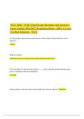 WGU D467 &sol; D 467 Final Exam Questions and Answers &vert;&NewLine;Latest Update 2026&sol;2027 &lpar;Exploring Data&rpar; &vert; 100&percnt; Correct&NewLine;&lpar;Verified Solution&rpar; - WGU