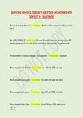 CUSP EXAM PRACTICE 2026&vert;2027 QUESTIONS AND ANSWERS WITH &NewLine;COMPLETE A&plus; SOLUTIONS&excl;&excl;&excl;