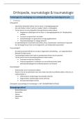 Samenvatting VZC2&colon; theorie orthopedie&comma; reumatologie en traumatologie