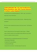 YEAR 2026&sol;2027 MC 110&colon; Avid Certification&NewLine;Exam Questions with 100&percnt; Correct Answers&NewLine;&vert; Verified &vert; Latest Update