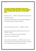 WGU D440 NUTRITION&comma; ASSESSMENT FINAL EXAM&NewLine;QUESTIONS AND ANSWERS &vert; LATEST UPDATE 2026&sol;2027 &vert;&NewLine;WGU NUTRITION D440 &vert; GRADED A&plus; &vert; GUARANTEED&NewLine;PASS&period;