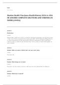 Shadow Health EXAM A&plus; GRADE ASSURED COMPLETE SOLUTIONS AND VERIFIED ANSWERS LATEST UPDATE&excl;&excl;&excl;&excl;