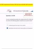 ATI RN Comprehensive Predictor 2026 Exit Actual & Retake Exam with NGN 180 Clear Questions and Answers to Pass Level 3 RN ATI Comprehensive Predictor 2026 Exit Exam with NGN&NewLine;